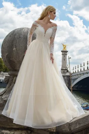 Robe de mariée bohème ivoire